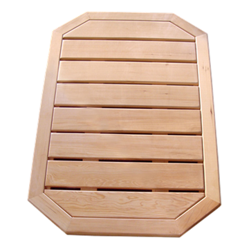 Tarima base de madera maciza para Ducha Solar - Accesorios para