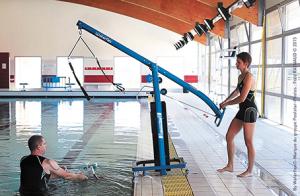 Aquabike Lift - Diseñada para los centros deportivos públicos 