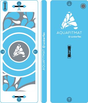 Tapis flottant Aquafitmat Kit d’amarrage inclus