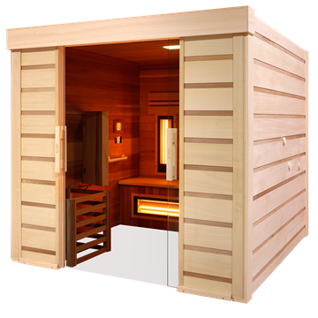 Sauna Traditionnel Hybride Combi Access - Mobilité Réduite