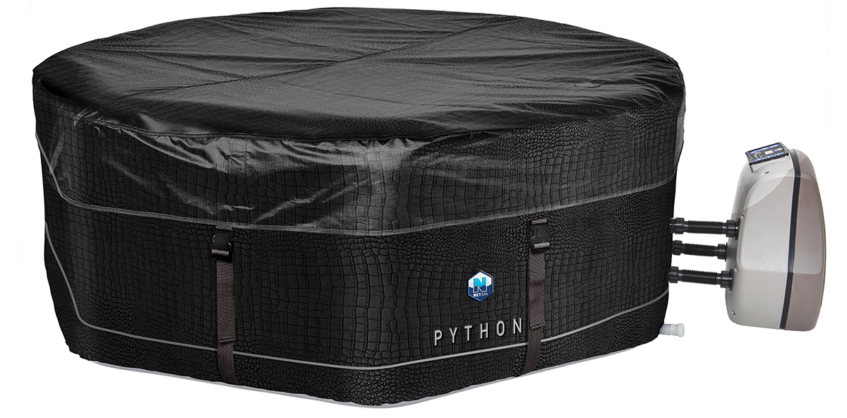 Spa Gonflable PYTHON Octogonal Noir - 5 Places