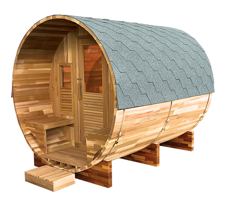 Sauna d'extérieur Gaïa Rosa