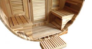 Sauna d'extérieur Gaïa Rosa