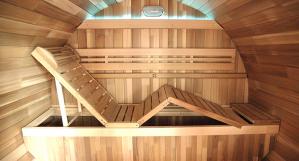 Sauna d'extérieur Gaïa Rosa